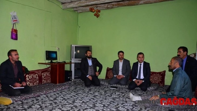 Kaymakam Solmaz'dan şehit yakınları ve gazilere ziyaret