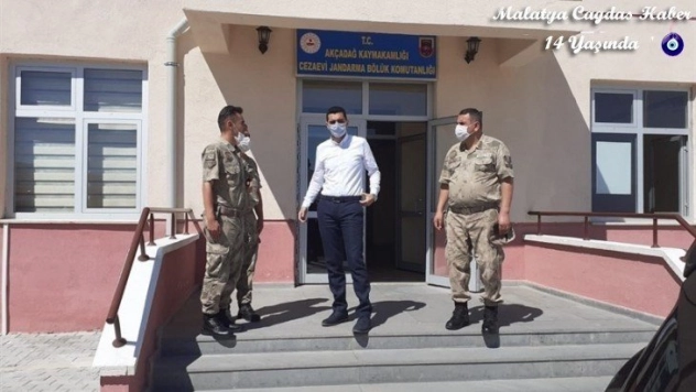 Kaymakam Teke'dan bayram ziyareti