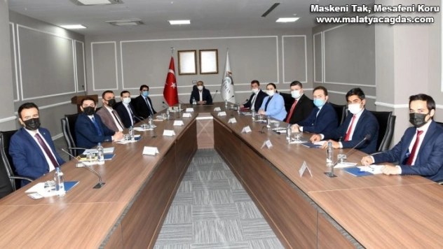 Kaymakamlar Vali Mahmut Çuhadar başkanlığında toplandı