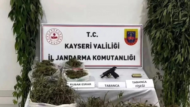 Kayseri'de 3.8 kg uyuşturucu ele geçirildi