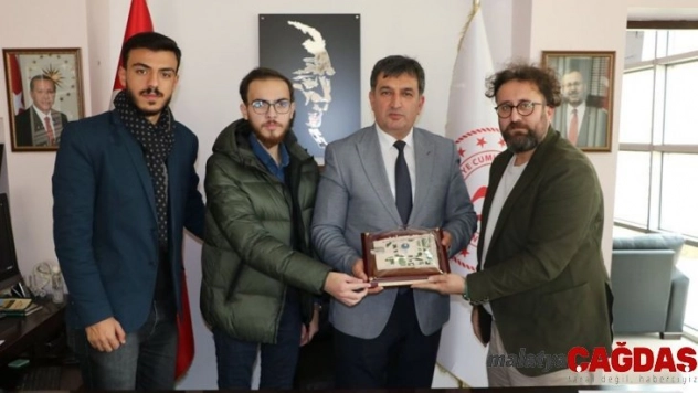 Kayseri Genç Mirasımız Derneği'nden Eskici'ye Ziyaret