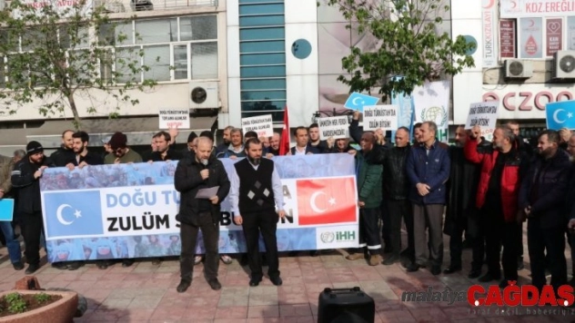 Kdz. Ereğli'de STK'lar Çin zulmüne tepki gösterdi