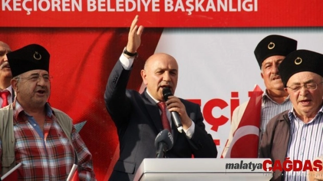 Keçiören vatan için tek yürek