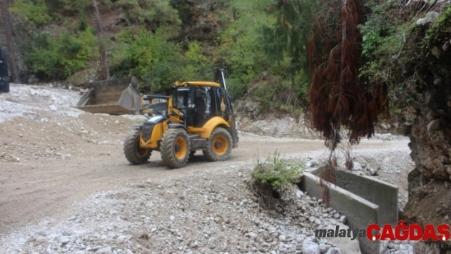 Kemer Beycik yoluna kış bakımı