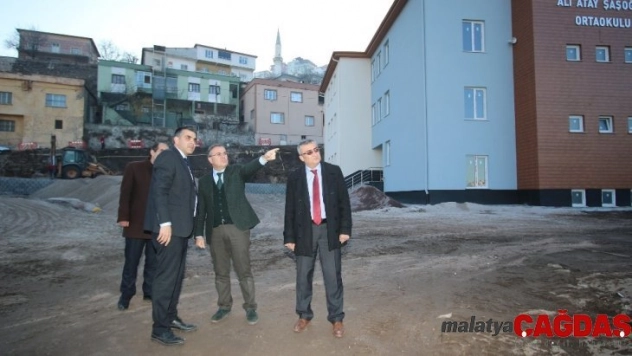 Kentsel dönüşüm projesi modern sosyal donatılarıyla yükseliyor