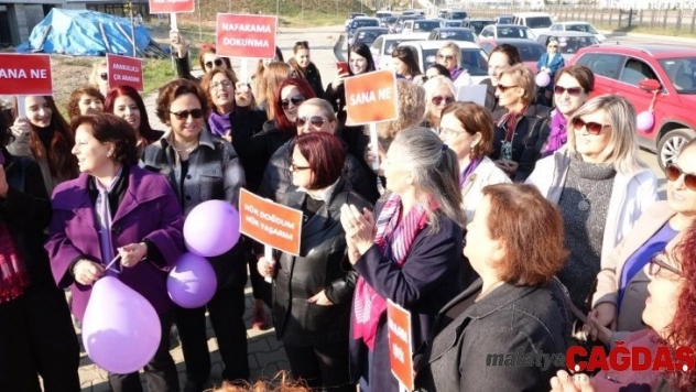 Keşanlı kadınlar 'Kadına karşı şiddetle mücadele' için direksiyon başına geçti