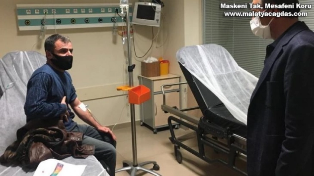 Kılınç'tan hastalara ve sağlık personeline moral ziyareti