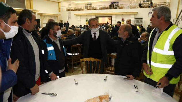 Kılınç'tan karla mücadele eden personellerine teşekkür