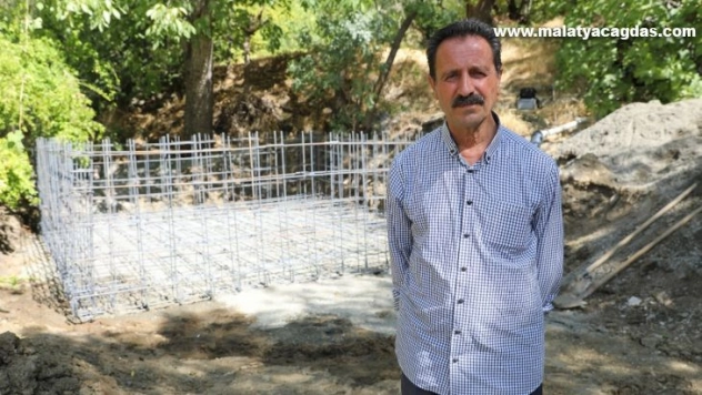 Kırsala sulama havuzu desteği