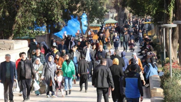 Kış ortasında güneşin tadını çıkardılar