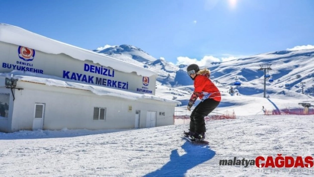 Kış turizminin yeni gözdesi Denizli Kayak Merkezi