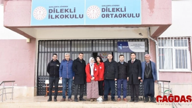 Kızılay'dan Kırsalda eğitim alan öğrencilere temizlik malzemesi