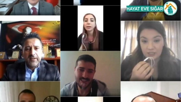 Kızılay, SBF öğrencileriyle telekonferansta buluştu