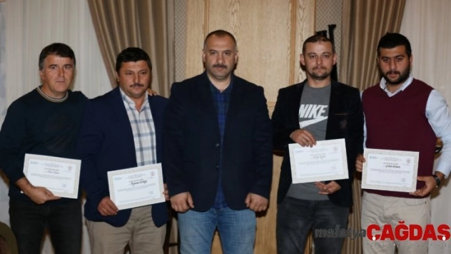 Kocaeli İtfayesi'nden eğitim alan 20 itfaiyeci sertifikalarını aldı