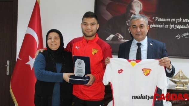 Koçarlı'nın gururu Binici'den Başkan Kaplan'a teşekkür  ziyareti