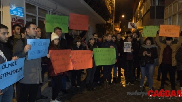 Kocası tarafından öldürülen Hafize Kurban katledildiği yerde karanfillerle anıldı