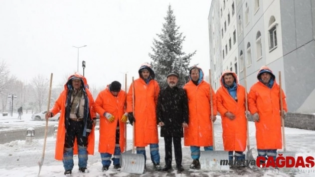 Kocasinan Belediyesi, kar yağışı için teyakkuzda