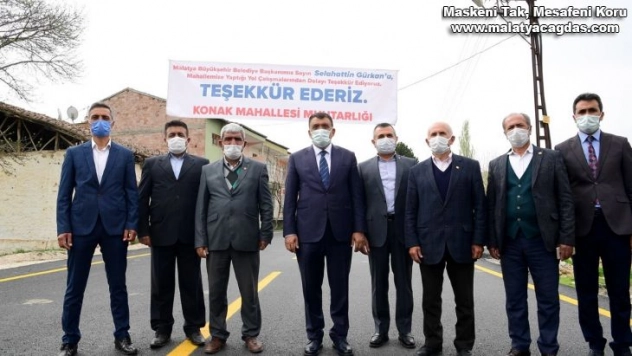 Konak-Tecde bağlantı yolunda çalışmalar tamamlandı