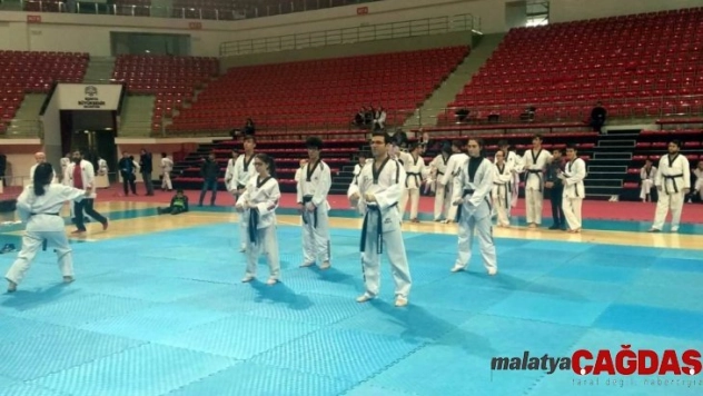Konya'da tekvando siyah kuşak ve dan terfi sınavları yapıldı