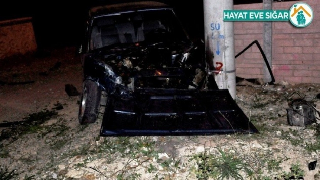 Konya'da sokağa çıkma kısıtlamasında trafik kazası: 1 yaralı