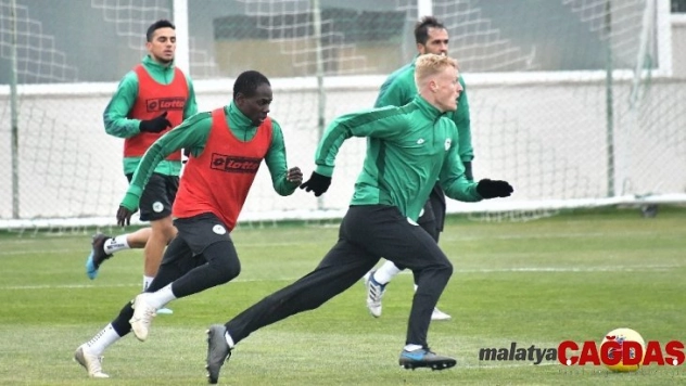 Konyaspor, Başakşehir maçı hazırlıklarına devam etti