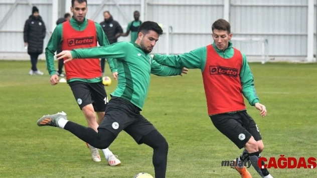 Konyaspor'da Çaykur Rizespor maçı hazırlıkları devam etti