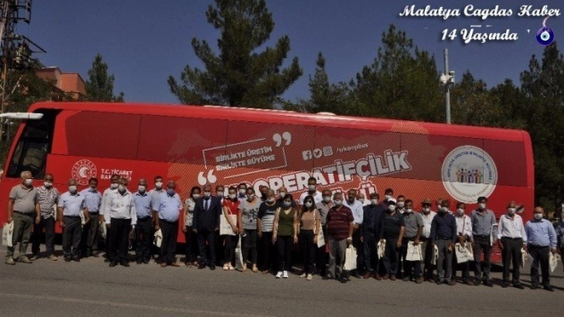 Kooperatifçilik Otobüsü Arguvan'da üreticilerle buluştu