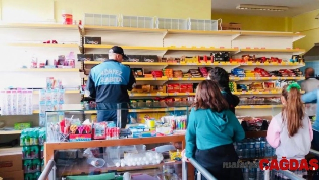 Körfez zabıtasından fırın ve kantinlerde inceleme