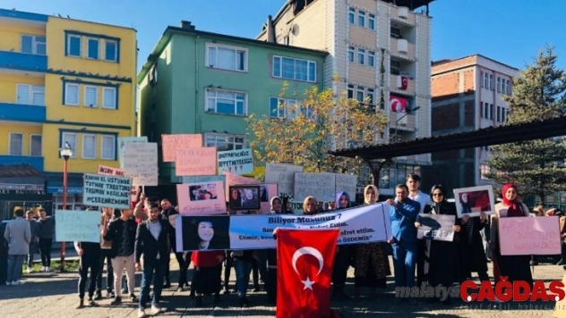 Korgan'da kadına şiddet ve cinayetlere tepki yürüyüşü