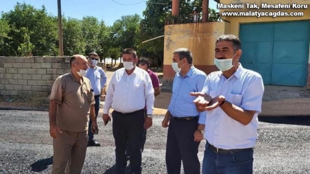 Köylerde stabilize yol çalışmaları başladı