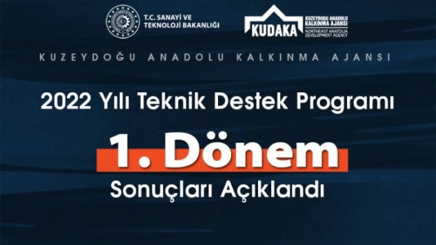 KUDAKA teknik destek programı 1. dönem sonuçları açıklandı