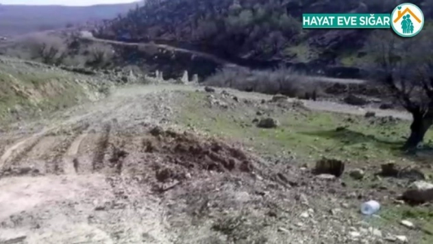 Kulp'taki patlama alanında 1 metrelik çukur oluştu