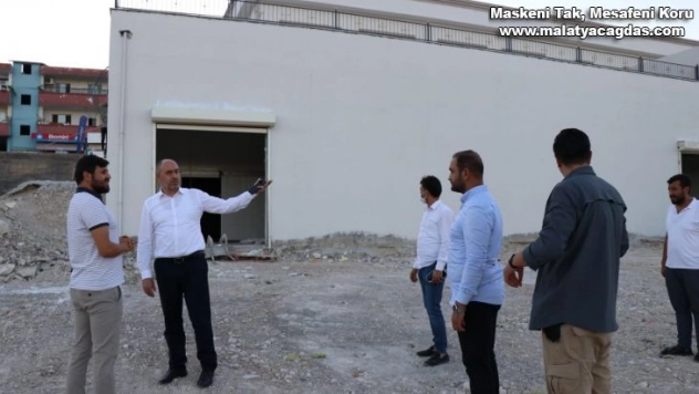 Kültür evi ve soğuk hava deposunda sona gelindi