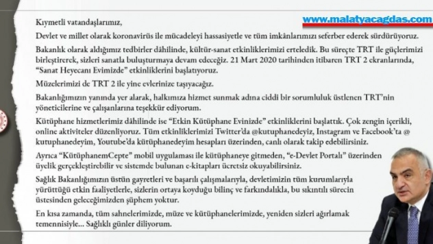 Kültür ve Turizm Bakanlığı ile TRT'den işbirliği