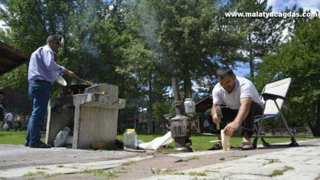 Kurban bayramı sonrası mesire alanları tıka basa doldu