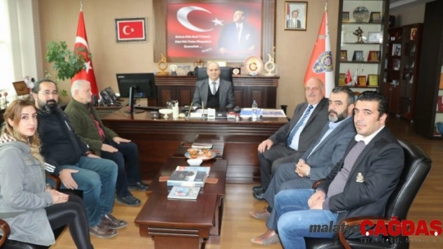 Küresel Gazeteciler Konseyi'nden Emniyet Müdürü Artunay'a ziyaret