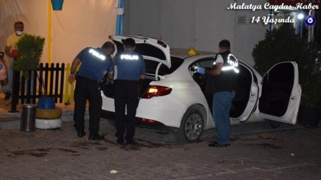 Kurşunlanan sürücü kaza yaptı