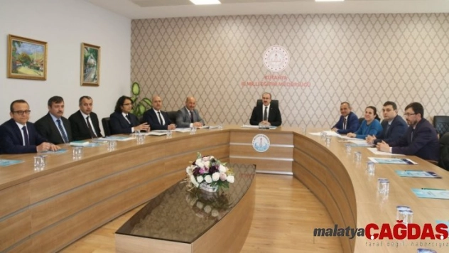 Kütahya'da Milli Eğitim Yatırımları Bilgilendirme ve Değerlendirme toplantısı