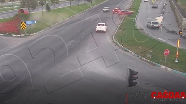 Kütahya'da saniye saniye kaza anları