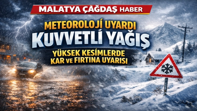 Kuvvetli Yağış Bekleniyor: Yüksek Kesimlerde Kar ve Fırtına Uyarısı