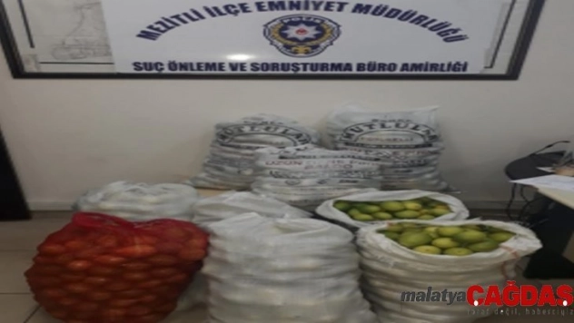 Limon hırsızları tutuklandı