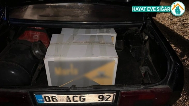 Lisanssız ve faturasız kıyılmış tütün ticareti yapan iki kişi yakalandı