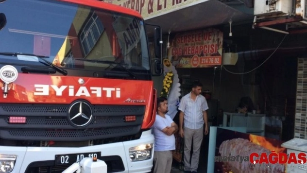 Lokantada baca yangını korkuttu