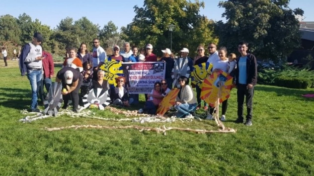 Lösemi hastaları için uçurtma şenliği