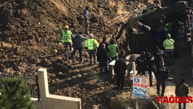 Lüleburgaz'da hastane inşaatında toprak kayması: 2 yaralı