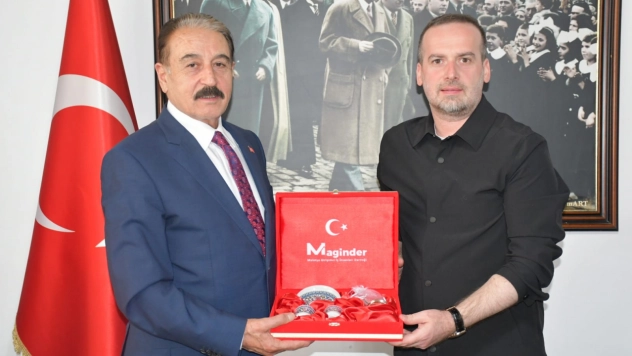 MAGİNDER' den MESOB Başkanı Keskin'e Ziyaret