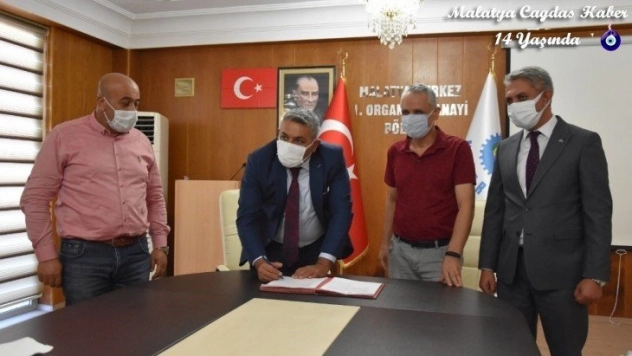 1. OSB Arıtma Tesisi için imzalar atıldı