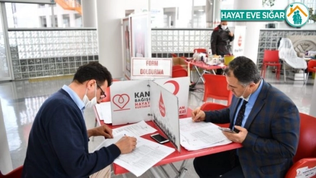 Malatya Büyükşehir Belediyesinden kan kampanyasına destek