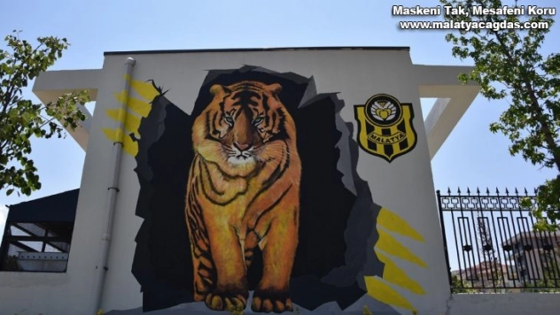 Malatya caddeleri resimlerle güzelleşiyor