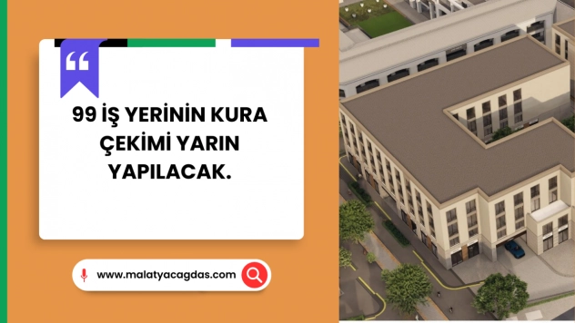 Malatya Çarşısı'nda 99 Dükkan Yarın Teslim Ediliyor